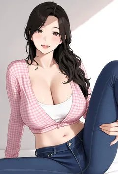 什么?!温婉的漂亮妈妈居然背着爸爸帮我处理性欲?